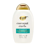 OGX Quenching + Coconut Curl Shampoo – Tropical Tangerine and Vanilla Scent Wash for Curly Hair, 13 fl oz