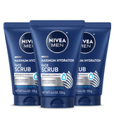 NIVEA MEN Maximum Hydration Face Scrub – One-Tube Vanity Solution for a Clutter-Free Counter