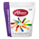 Albanese Mini Gummi Worms – Sugar-Free and Fat-Free Mindful Snack Option, 12 Flavor 36oz Bulk Bag
