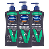 Vaseline Men's Healing Lotion – Anniversary or Groomsmen Gift for Men with Cracked Hands, Masculine Cooling Menthol Scent