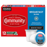 Community Coffee Breakfast Blend Pods for Coffee Lover Stocking Stuffer, Keurig 2.0 Ready