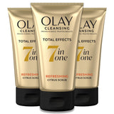 Olay Total Effects Revitalizing Cleanser Gift Set – Skincare Essentials for Her, Pack of 3