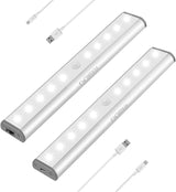 LucentGlow 2-Pack Stick-On Light – Minimalist LED Decor for Bookshelves and Entryways, Cool White Ambient Lighting