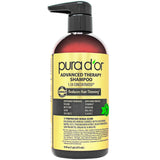 PURA D'OR 3-in-1 Shampoo, Conditioner & Body Wash – One-Bottle Minimalist Shower, Biotin 16 Fl Oz