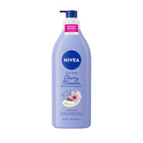 NIVEA Cherry Blossom Body Lotion – Daily Self-Care Lotion for Women, 48-Hour Moisturizer for a Mindful Post-Shower Ritual