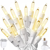 PREXTEX Warm White Mini String Lights for Aesthetic Dorm and Apartment Decor, 10 Ft Indoor Fireplace Mantel Lighting, 50 Count