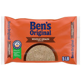 BEN'S ORIGINAL Whole Grain Brown Rice, 5 lb Bag – Family-Friendly Brown Rice Blend for Picky Eaters at the Dinner Table