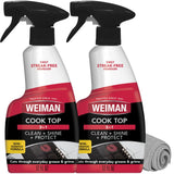 Weiman Cooktop Cleaning Spray & Microfiber Cloth – Sleek Glass Stovetop Care for a Polished Modern Kitchen Aesthetic