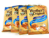 Werther's Original Chewy Caramels Sugar Free – Thoughtful Diabetic-Friendly Care Package Add-On, Pack of 4