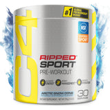 C4 Ripped Sport Pre Workout Powder – Focus-Boosting Energy for Early Morning Home Office Training Sessions, 135mg Caffeine