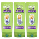 Garnier Fructis Curl Nourish Conditioner for Curly Hair, Clean-Rinse Sulfate-Free Formula for an Intentional Shower Routine, 21 Fl Oz
