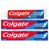 Colgate Cavity Protection Toothpaste – TSA-Approved Travel Toothpaste for Carry-On and Road Trips, 4 oz