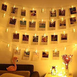 [Brand Name] Warm White Photo Clip Lights – Cozy Bedroom Decor for Soft Ambient Glow