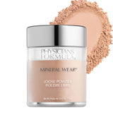Physicians Formula Mineral Wear Loose Powder – Sensitive Skin Self-Care Ritual, Talc-Free Setting Powder