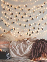 Aurora Glow 50 LED Fairy Lights with Clear Clips – Thoughtful Birthday Gift for Women and Best Friends