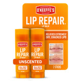 O'Keeffe's Lip Repair Unscented Lip Balm - Nightstand Lip Care for the Bedtime Wind-Down Ritual