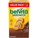 belVita Breakfast Sandwich Bars – Affordable Study Snack for the Dorm and Library, 12-Pack