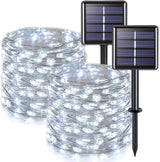 JMEXSUSS Solar String Lights Outdoor Waterproof, Cozy Housewarming Gift for Mom and Women Who Love Evening Patio Glow