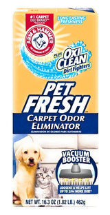 Arm & Hammer Pet Fresh Carpet Odor Eliminator Plus Oxi Clean Dirt Fighters, Practical Holiday Gift for Dog & Cat Parents