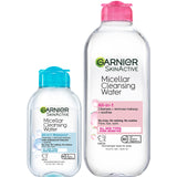 Garnier Micellar Cleansing Water – Gentle No-Rinse Ritual for Sensitive Skin, 13.5 + 3.4 fl oz