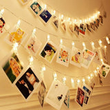 Dopheuor LED Photo Clip Lights – Living Room Aesthetic Accent for Polaroids and Memories