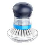MR.SIGA Soap Dispensing Palm Brush – Minimalist Kitchen Counter Companion for Daily Dishwashing