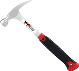 YIYITOOLS Fiberglass Handle Rip Hammer 16-oz – Balanced General Purpose Hammer for Workshops and Job Sites
