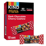 KIND Minis Dark Chocolate Cherry Cashew – 2 Inch Kid Portion for Backpack Snack Time