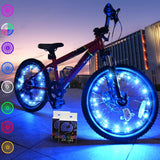 TINANA LED Bike Wheel Lights – Fun Colorful Spoke Lights for Kids Riding Bikes in the Neighborhood After Dark