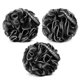 AmazerBath Loofah Sponge Set of 3 – Three-Sponge Minimalist Shower Kit for Clutter-Free Bathrooms