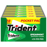 Trident Spearmint Xylitol Gum – After-Dinner Wellness Pick for Lower-Calorie, Sugar-Free Refreshment