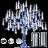 Luminous Aura Falling Star LED Lights – Cool-to-Touch Flameless Icicle Lights for Family Friendly Decor