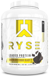 RYSE Loaded Protein Powder – Jet-Puffed Marshmallow – Office-Friendly Shake for Focused Workdays – 25g Whey Isolate with MCT Energy