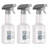 MR.SIGA 24 oz Empty Spray Bottles for Home Office & Study Space, Adjustable Nozzle for DIY Cleaning Solutions