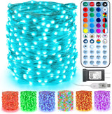 BrizLabs Fairy Lights 66ft with Remote – Thoughtful Birthday Gift for Her, Cozy Bedroom and Apartment Decor Present