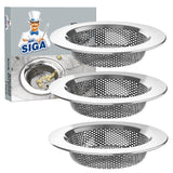 MR.SIGA Stainless Steel Sink Strainer – Minimalist Kitchen Sink Accessory for Clog-Free Living