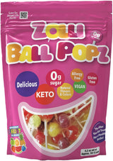 Zollipops Clean Teeth Lollipops – Diabetic and Keto Friendly Sugar Free Candy for Desk and Pantry, Low Calorie Anti Cavity 5.2oz