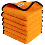 MR.SIGA Premium Microfiber Towels for Cars – Scratch-Free Paint Protection Towels, Safe for Delicate Auto Surfaces 12 Pack