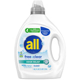 all Free Clear Odor Relief Laundry Detergent – Clean-Design, Fragrance-Free Formula for Minimalist Households, 2X 90 Loads
