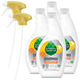 Seventh Generation Lemongrass Citrus Disinfecting Multi-Surface Cleaner for High Chair Trays and Kitchen Counters, Baby-Safe Disinfectant