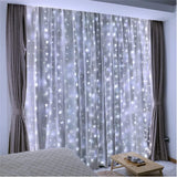 ZSJWL 300 LED Curtain Fairy Lights with Remote, 9.8 × 9.8 Ft Warm White USB Twinkle Lights for Bedroom Romantic Birthday Gift for Her and Mom
