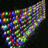LJLNION Flameless Net Lights – Cool-Touch 360 LED Mesh Safe Around Curtains, Dry Greenery, and Nursery Windows