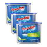 DampRid Fragrance Free Disposable Moisture Absorber 10.5 oz 3 Pack – Neutral-Tone Closet Dehumidifier for Less-Is-More Living