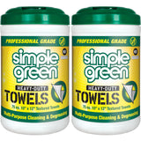 Simple Green Non-Toxic Degreasing Towels for Family Kitchens, Family-Safe Cleaning Wipes