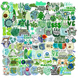 EcoEarth Earth Day Stickers for Home Office – Inspirational Climate Decals for Laptop Covers, Notebooks & Desktop Motivation Boards