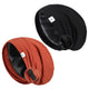 Large - Pure Black & Red Brown