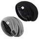 Large - Pure Black & Dark Grey
