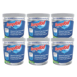 DampRid 11 oz Refillable Moisture Absorber 6-Pack, Flameless and Electric Free Moisture Control Safe for Bedrooms and Kids Rooms