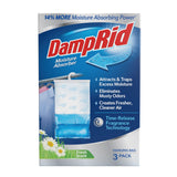 DampRid Hanging Moisture Absorber 3 Pack – Fragrance Free Closet Dehumidifier for Clutter-Free Homes