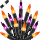 100 Count - Purple and Orange
